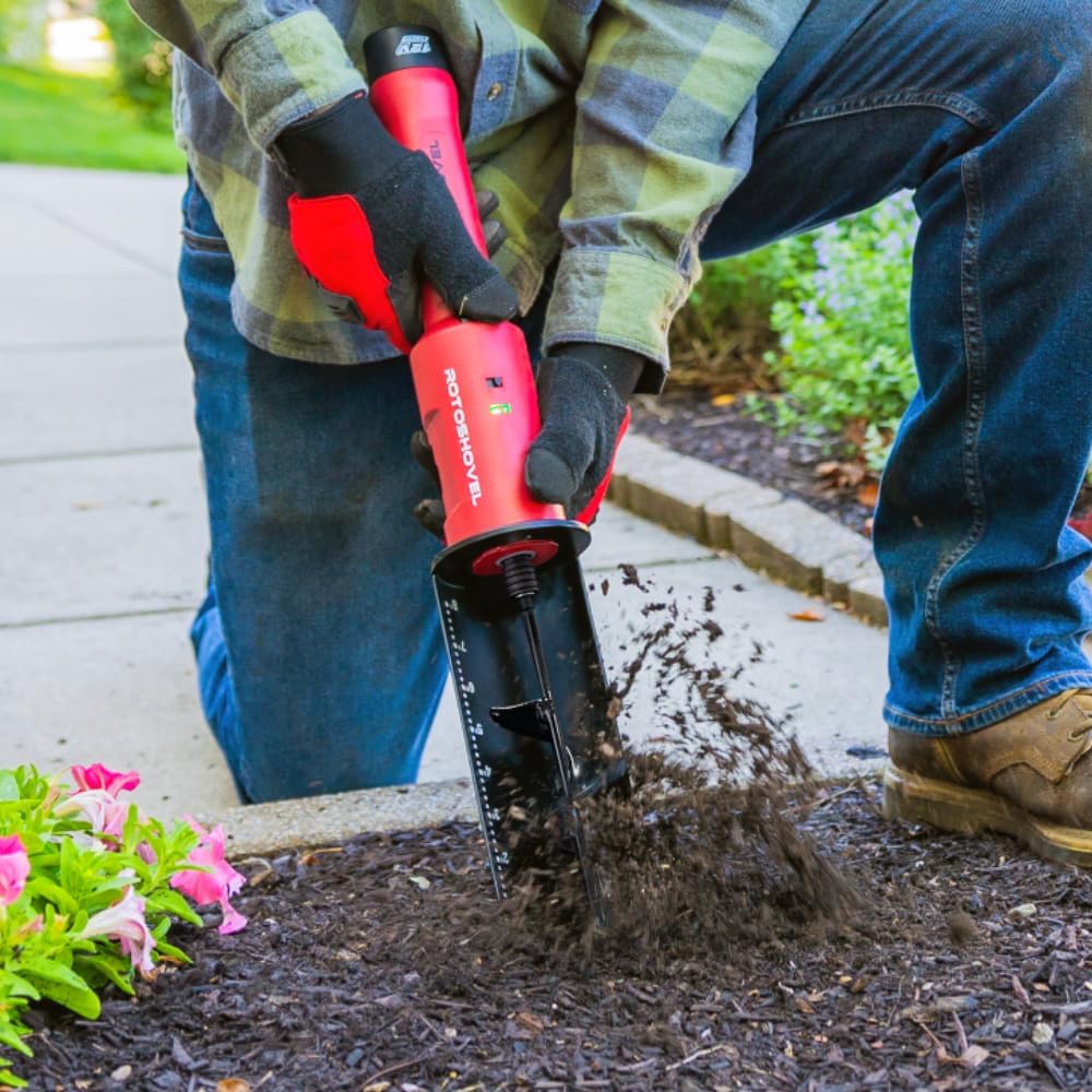 Rotoshovel - 5X Torque Handheld Automatic Shovel with Brushless Motor & Long-Lasting Battery